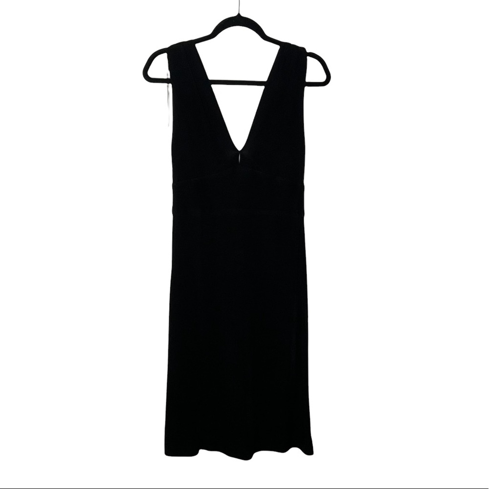 Azzaro Paris NWOT Luxury Designer Black Halter Neck Mini Dress